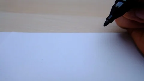 Happiness...? (Hand Writing) Stock Footage 121796554