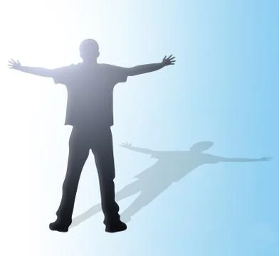 The happiness Stock Illustration