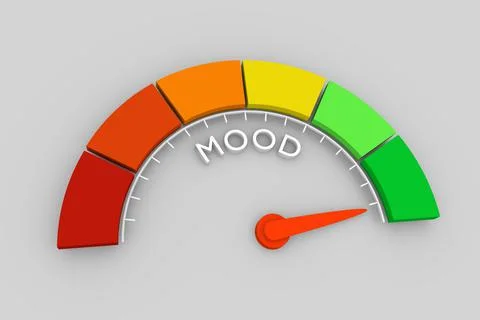 Happiness or satisfaction level Stock Illustration