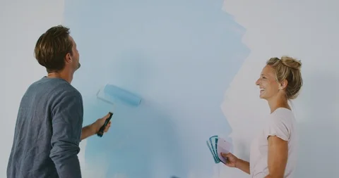 Happiness is a touch of paint on the nose Stock Footage 101855258