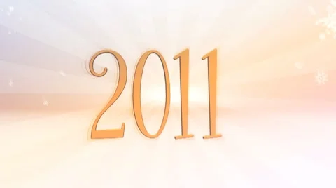 Happy 2012 New Year V2 Stock Footage 7768490