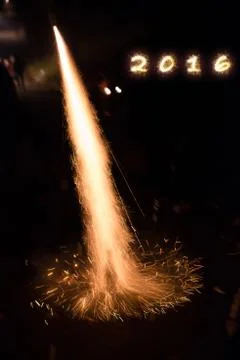 Happy 2016 Stock Photos