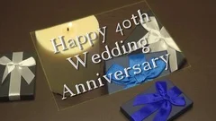 Happy 25th Wedding Anniversary Backgroun... | Stock Video | Pond5