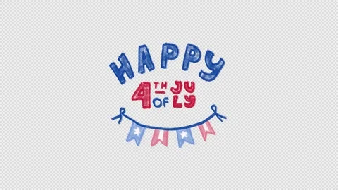Happy 4th of July Animation Stock Footage 311077917
