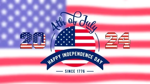 Happy 4th july animations Stock Footage 276246493