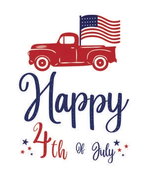 Happy 4th Of July Stock Illustration