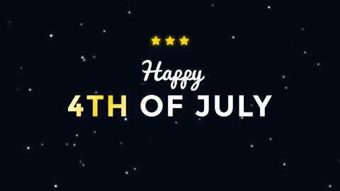 Happy 4th of July Independence Day. Video stock 336003161