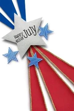Happy 4th of July. Stock Photos