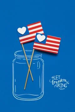 Happy 4th of July. Stock Photos