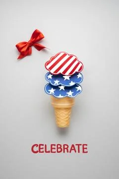 Happy 4th of July. Stock Photos