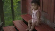 Happy African-American Baby Stock Footage
