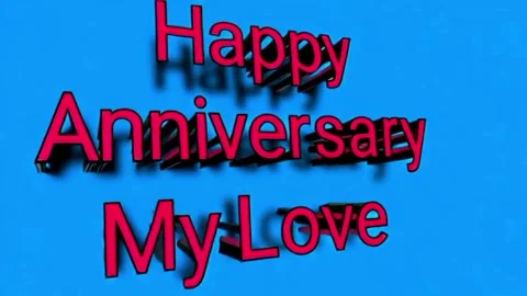 Happy anniversary concept  Stock Footage 326833719