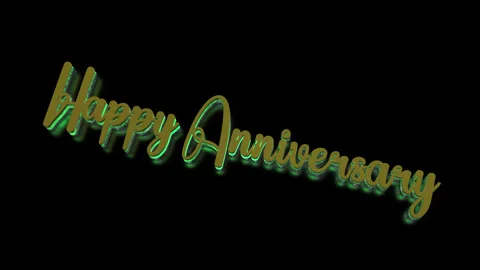 Happy Anniversary Stock Footage 307057685