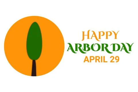 Happy Arbor Day Stock Illustration