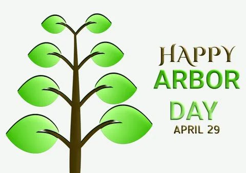 Happy Arbor Day Stock Illustration