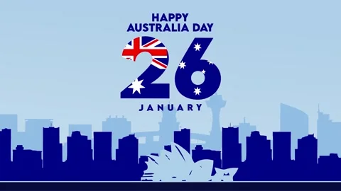 Happy Australia Day Stock Footage 307070512