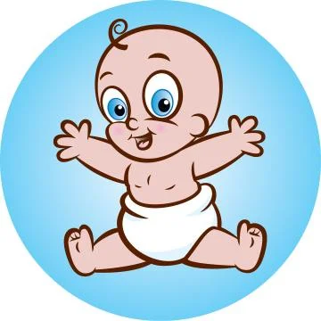 Happy baby 스톡 일러스트