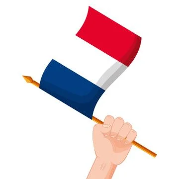 Happy bastille day flat design Ilustración de archivo
