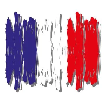 Happy bastille day flat design Stock Illustration