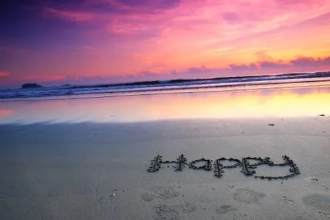 Happy at the beach Stock Photos