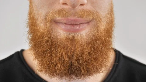 Happy bearded guy Stock Footage 117416672