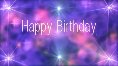 Happy Birthday 1 Video stock 11010175