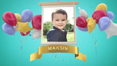 Happy Birthday  After Effects	Stock