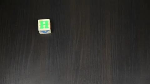 Happy Birthday, The animation of the cubes Video stock 61364031
