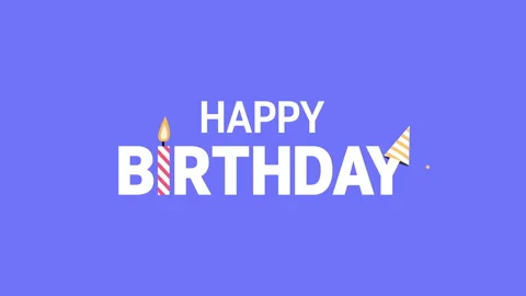 Happy Birthday Background. Stock-Footage 136214183