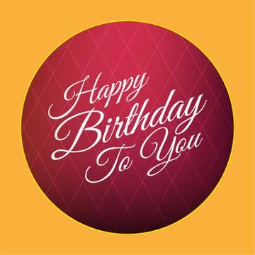 Happy birthday background Stock Illustration