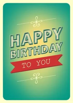 Happy birthday background Stock Illustration