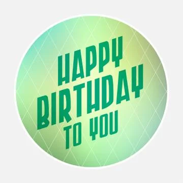 Happy birthday background Stock Illustration