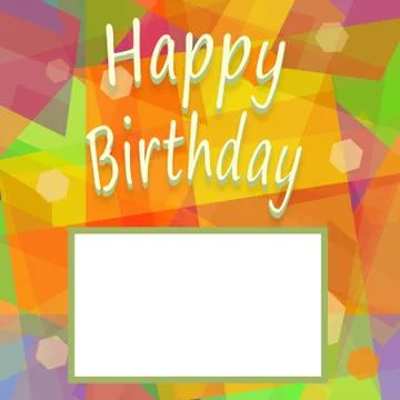Happy Birthday background Stock Illustration