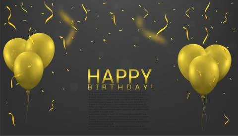 Happy Birthday background Stock Illustration