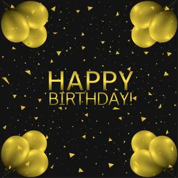 Happy Birthday background Stock Illustration