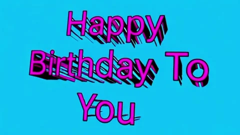 Happy birthday concept  Stock Footage 326039262