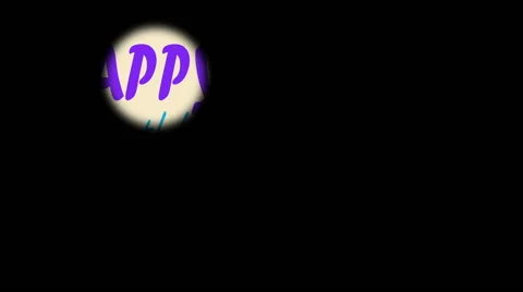 Happy birthday design, Video Animation Stock Footage 68166340