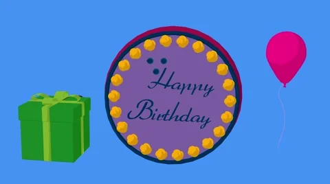 Happy birthday Stock Footage 998985