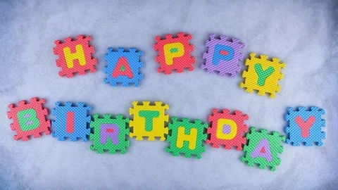 Happy Birthday Stock Footage 75203310