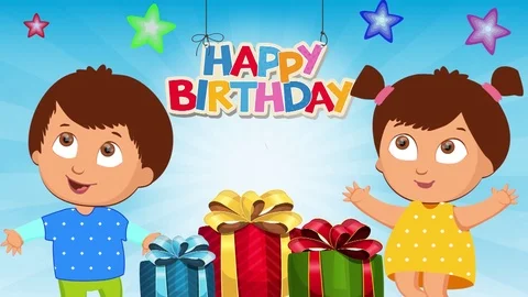 Happy Birthday Video stock 121061966