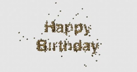Happy Birthday Stock Footage 142203025