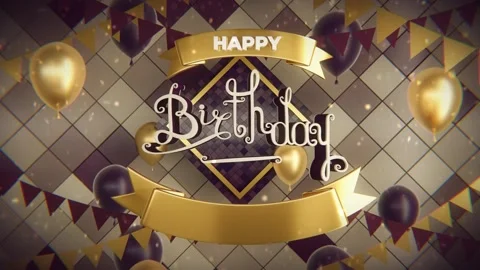 Happy Birthday Stock Footage 229862722