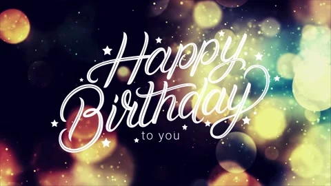 HAPPY BIRTHDAY Stock Footage 260380643