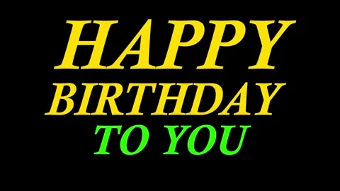 Happy Birthday Stock Footage 302728483