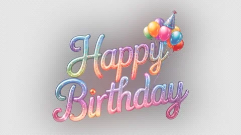 Happy birthday Stock Footage 305341215