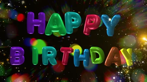 Happy Birthday Stock Footage 323065164