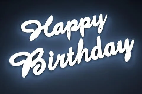 Happy birthday Illustration