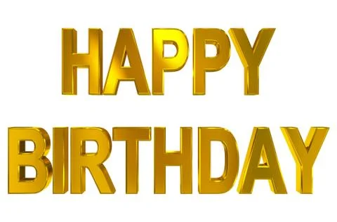 Happy birthday Stock Illustration