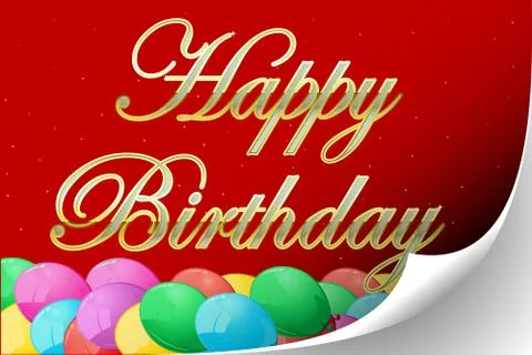 Happy Birthday Stock Illustration
