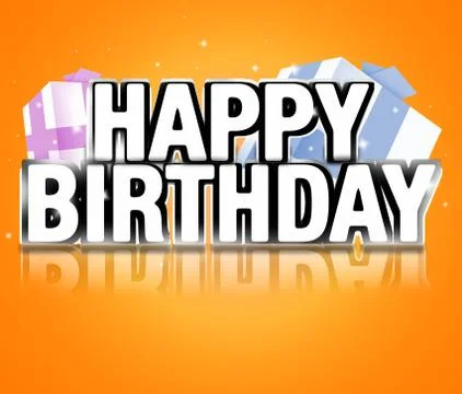 Happy Birthday Stock Illustration